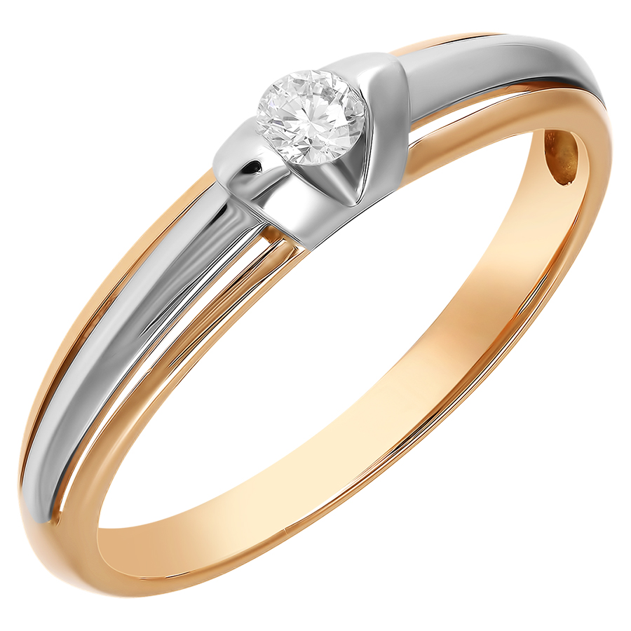 Кольцо, золото, бриллиант, 1469074М